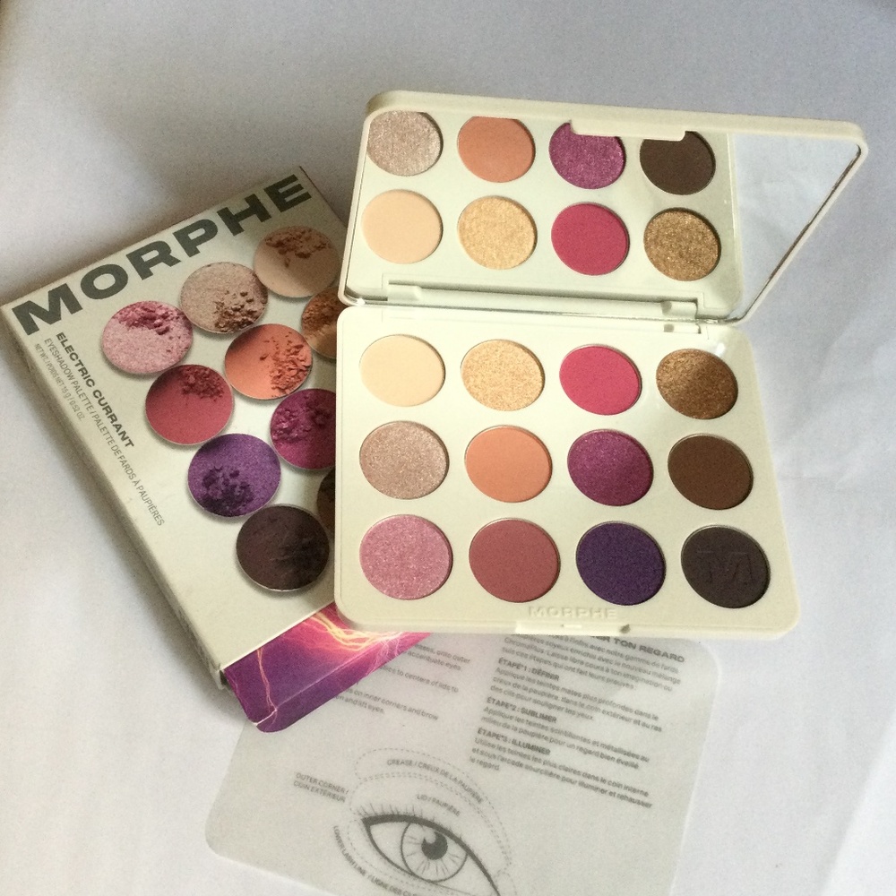 Morphe “Electric Currant” Eyeshadow Palette 12 colors